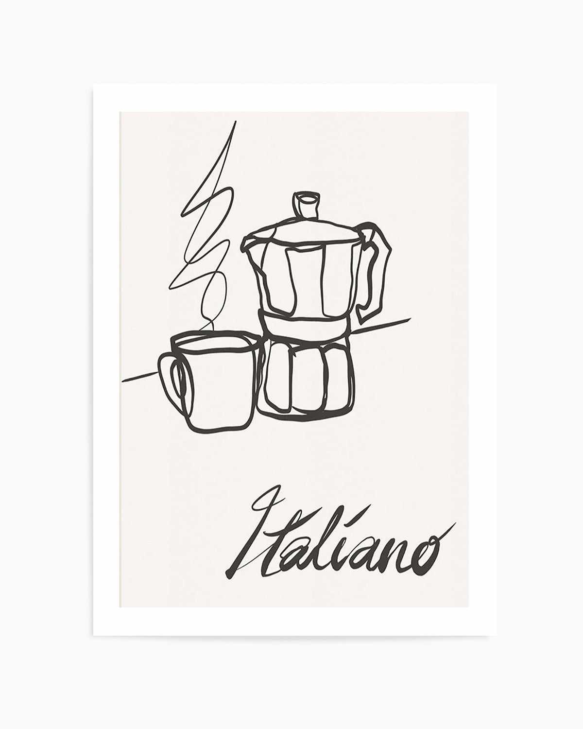 Caffe Italiano II Art Print