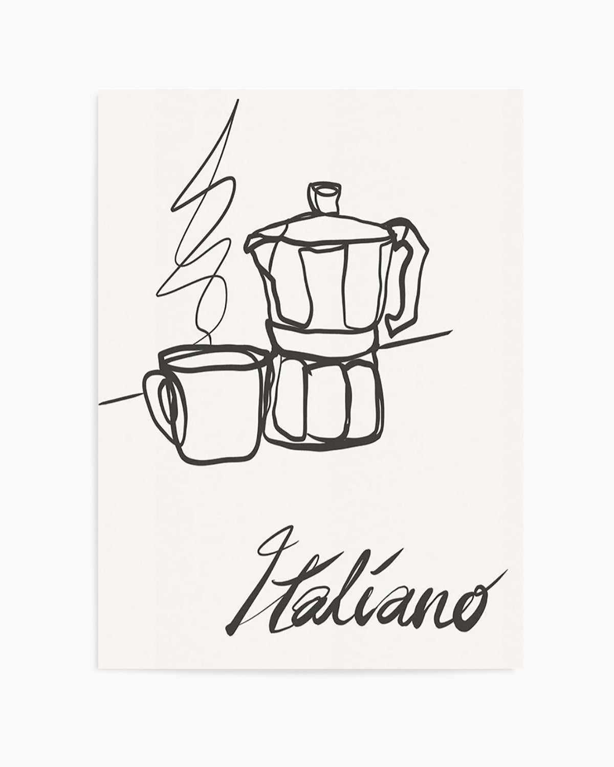 Caffe Italiano II Art Print