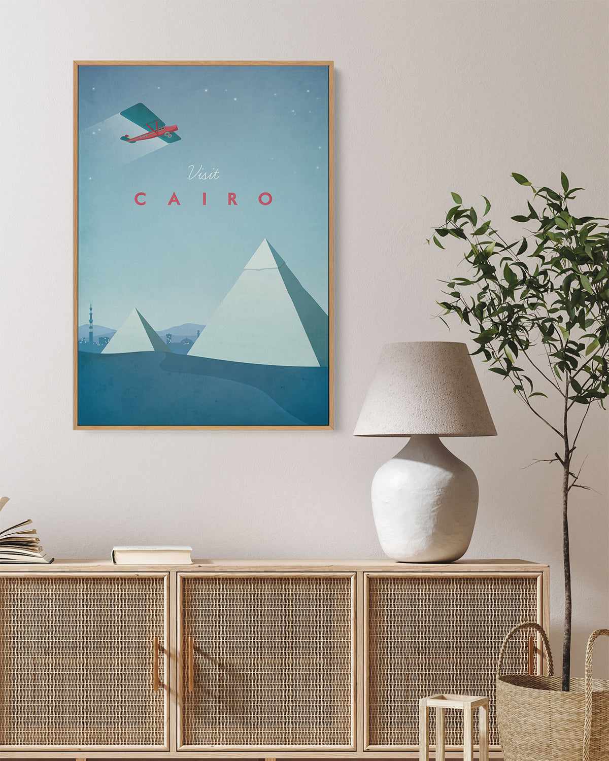 Cairo by Henry Rivers | Framed Canvas Art Print