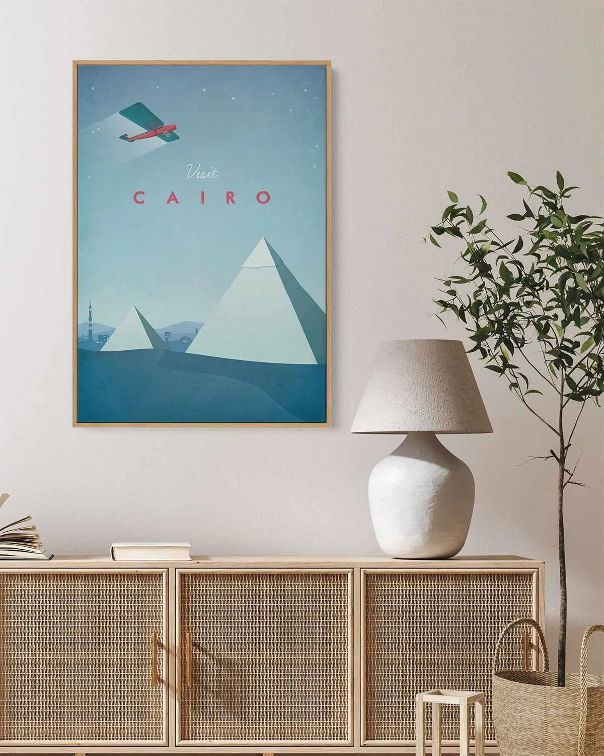 Cairo by Henry Rivers | Framed Canvas Art Print from Olive et Oriel where you can shop wallpaper and artworks online