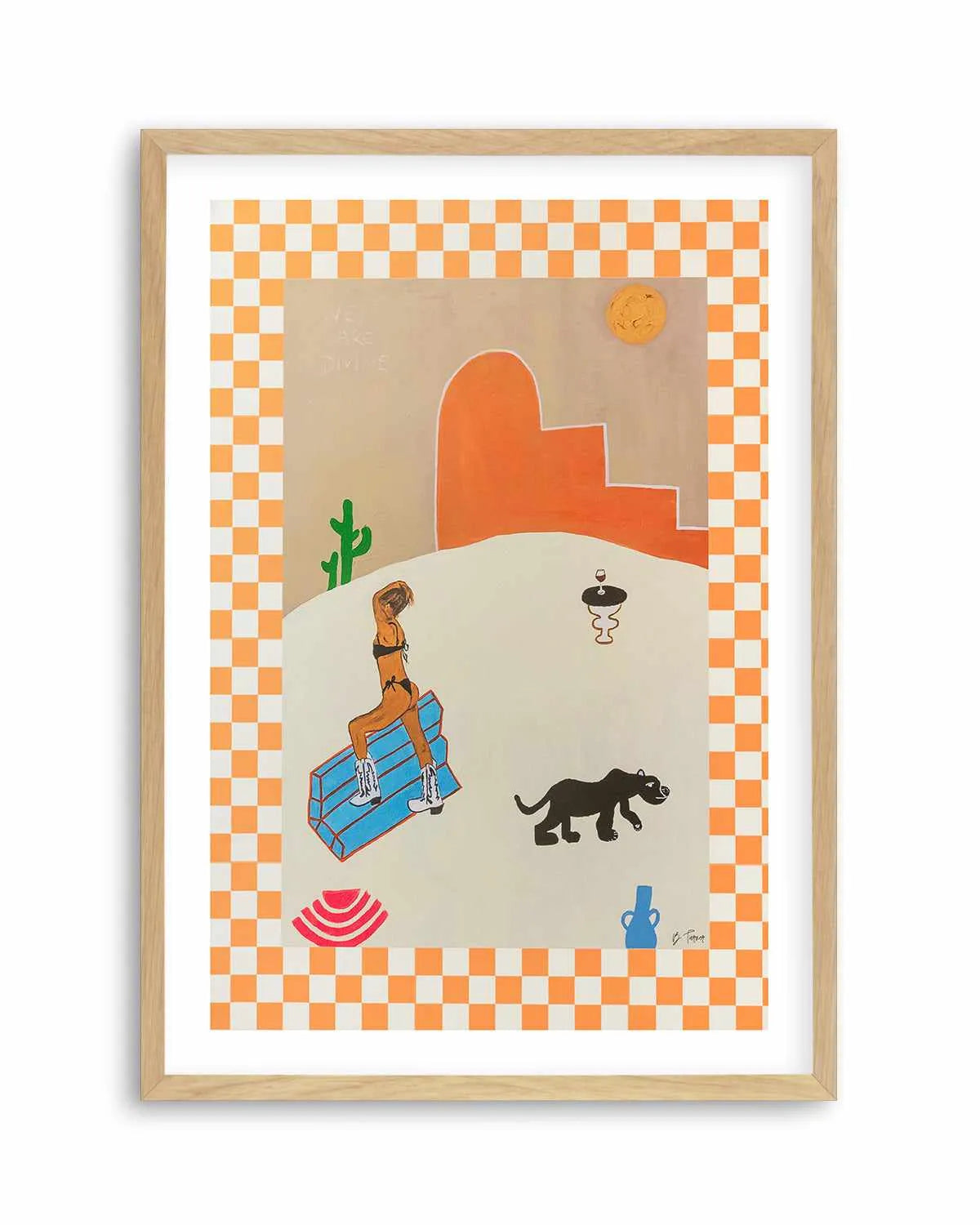 Calamity in the West by Britney Turner Art Print from Olive et Oriel where you can shop wallpaper and artworks online