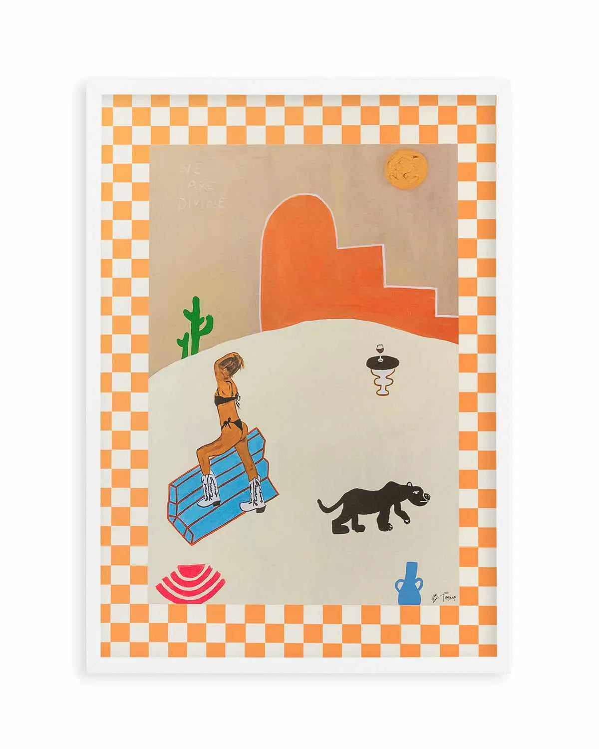 Calamity in the West by Britney Turner Art Print from Olive et Oriel where you can shop wallpaper and artworks online