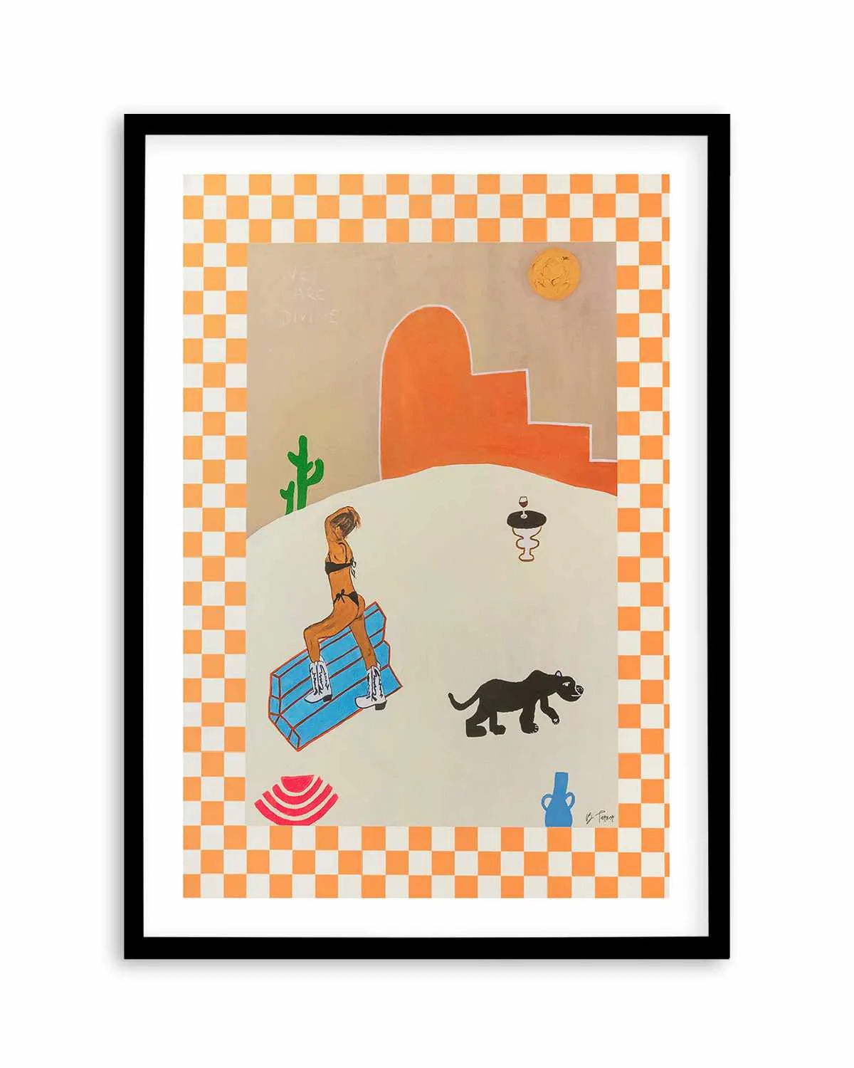 Calamity in the West by Britney Turner Art Print from Olive et Oriel where you can shop wallpaper and artworks online