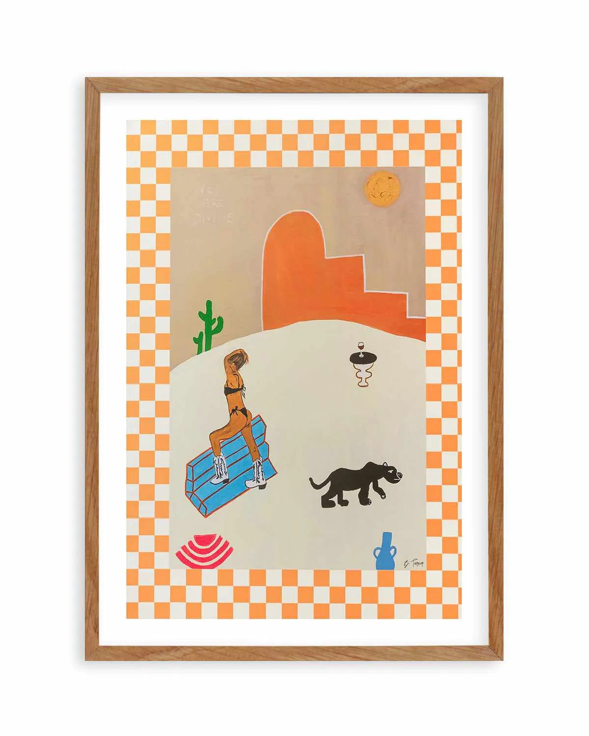 Calamity in the West by Britney Turner Art Print from Olive et Oriel where you can shop wallpaper and artworks online