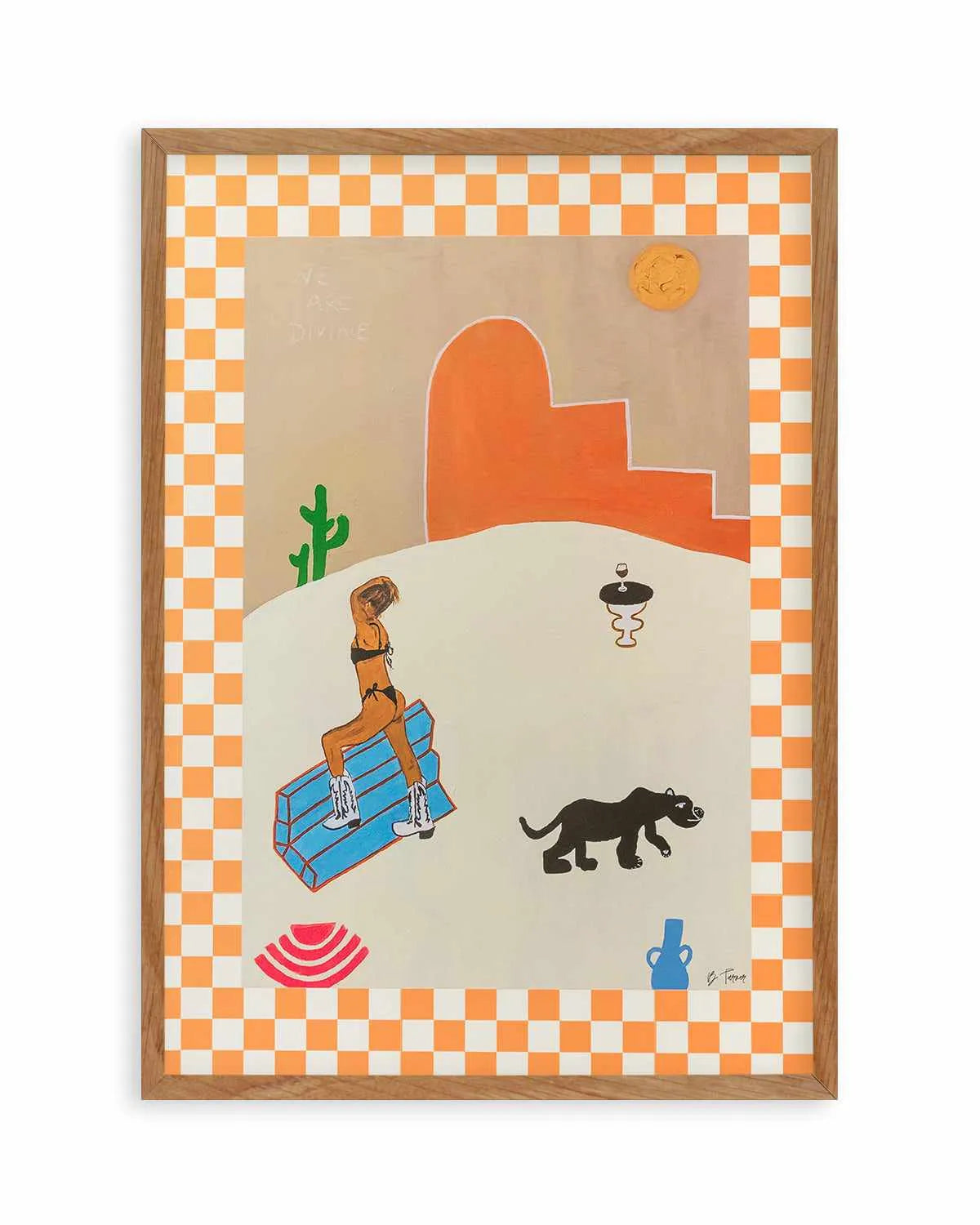 Calamity in the West by Britney Turner Art Print from Olive et Oriel where you can shop wallpaper and artworks online