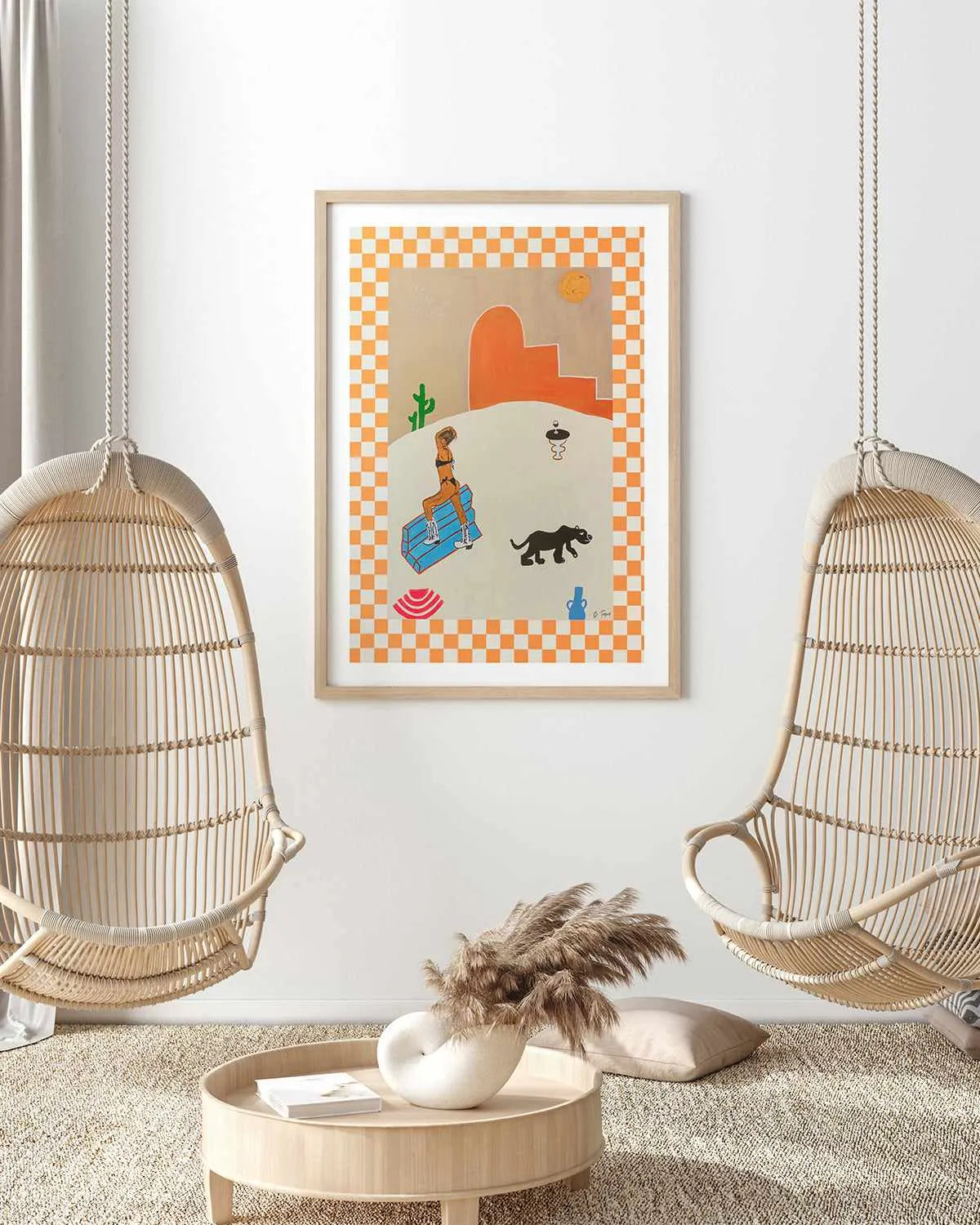 Calamity in the West by Britney Turner Art Print from Olive et Oriel where you can shop wallpaper and artworks online