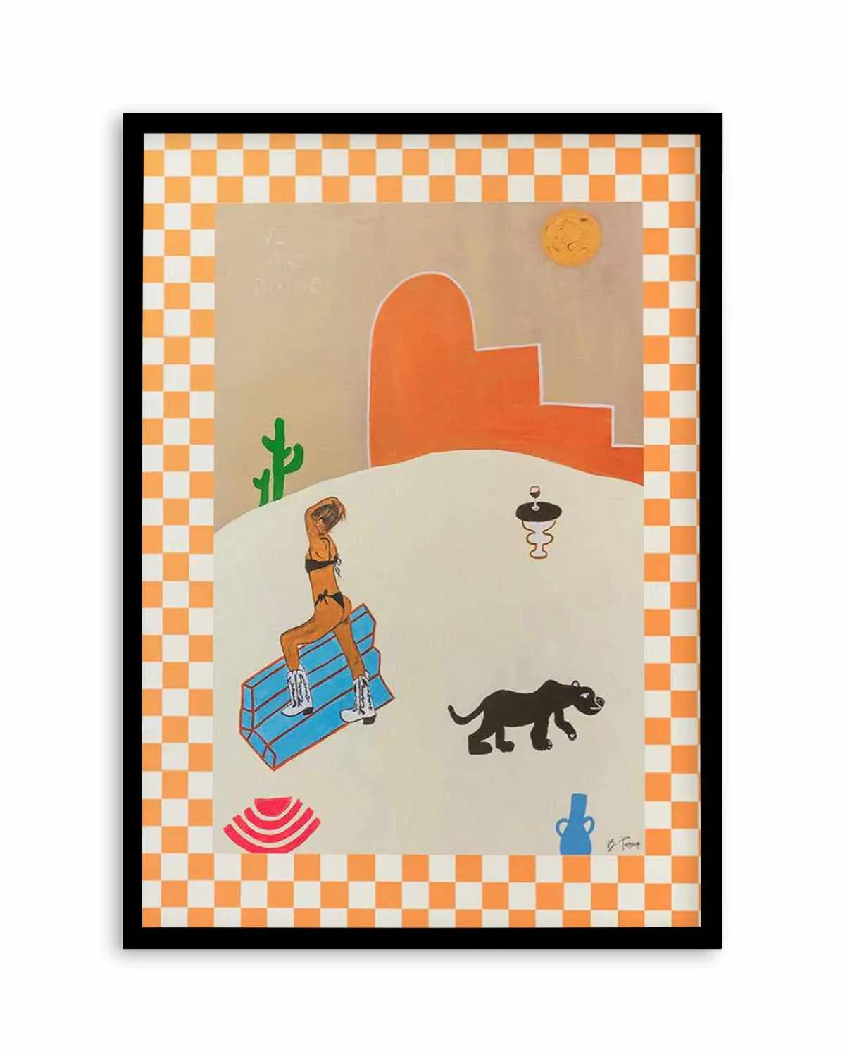 Calamity in the West by Britney Turner Art Print from Olive et Oriel where you can shop wallpaper and artworks online