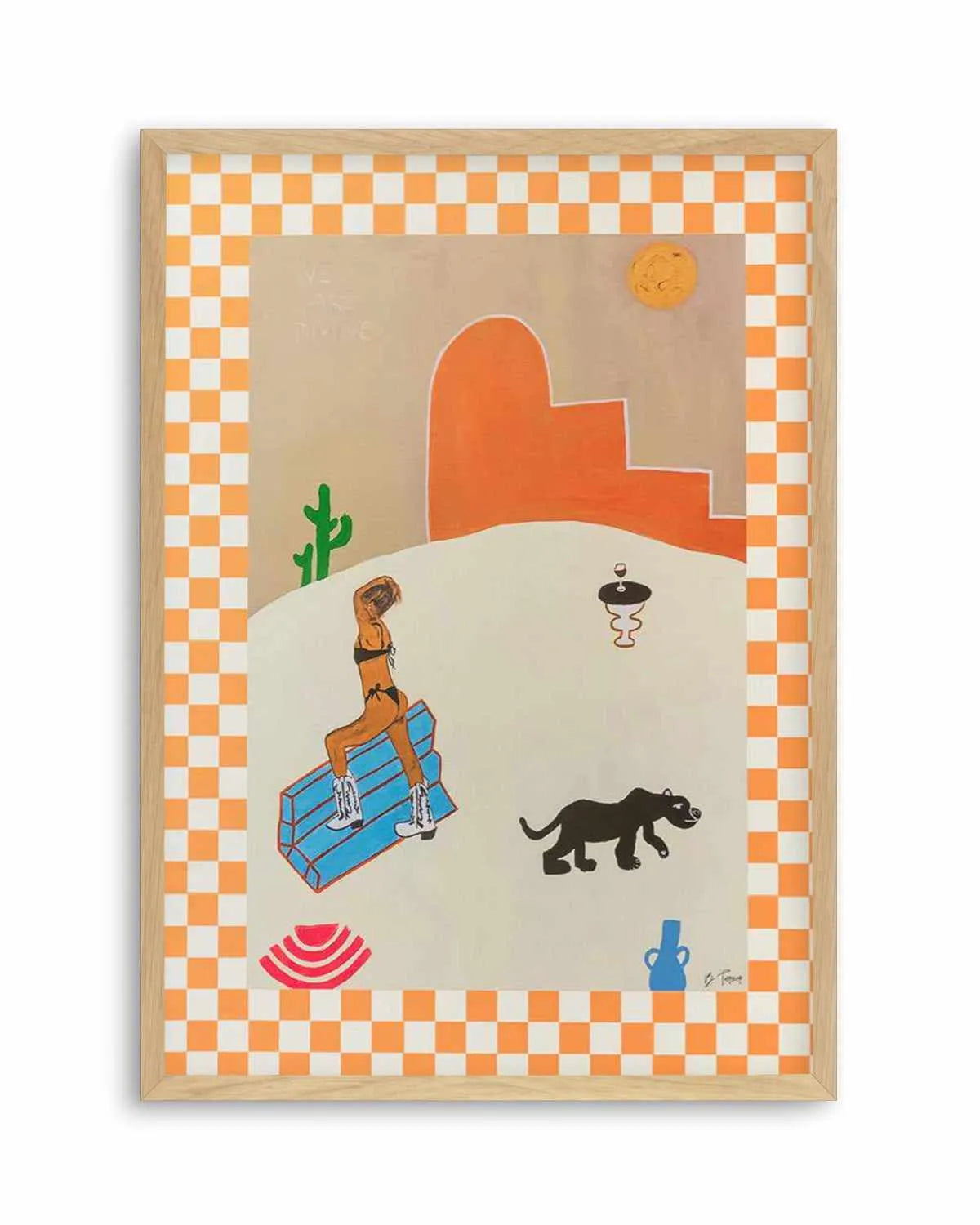 Calamity in the West by Britney Turner Art Print from Olive et Oriel where you can shop wallpaper and artworks online