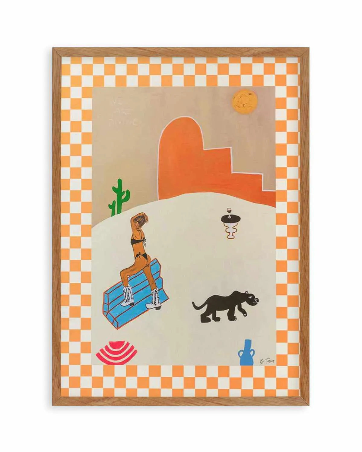 Calamity in the West by Britney Turner Art Print from Olive et Oriel where you can shop wallpaper and artworks online