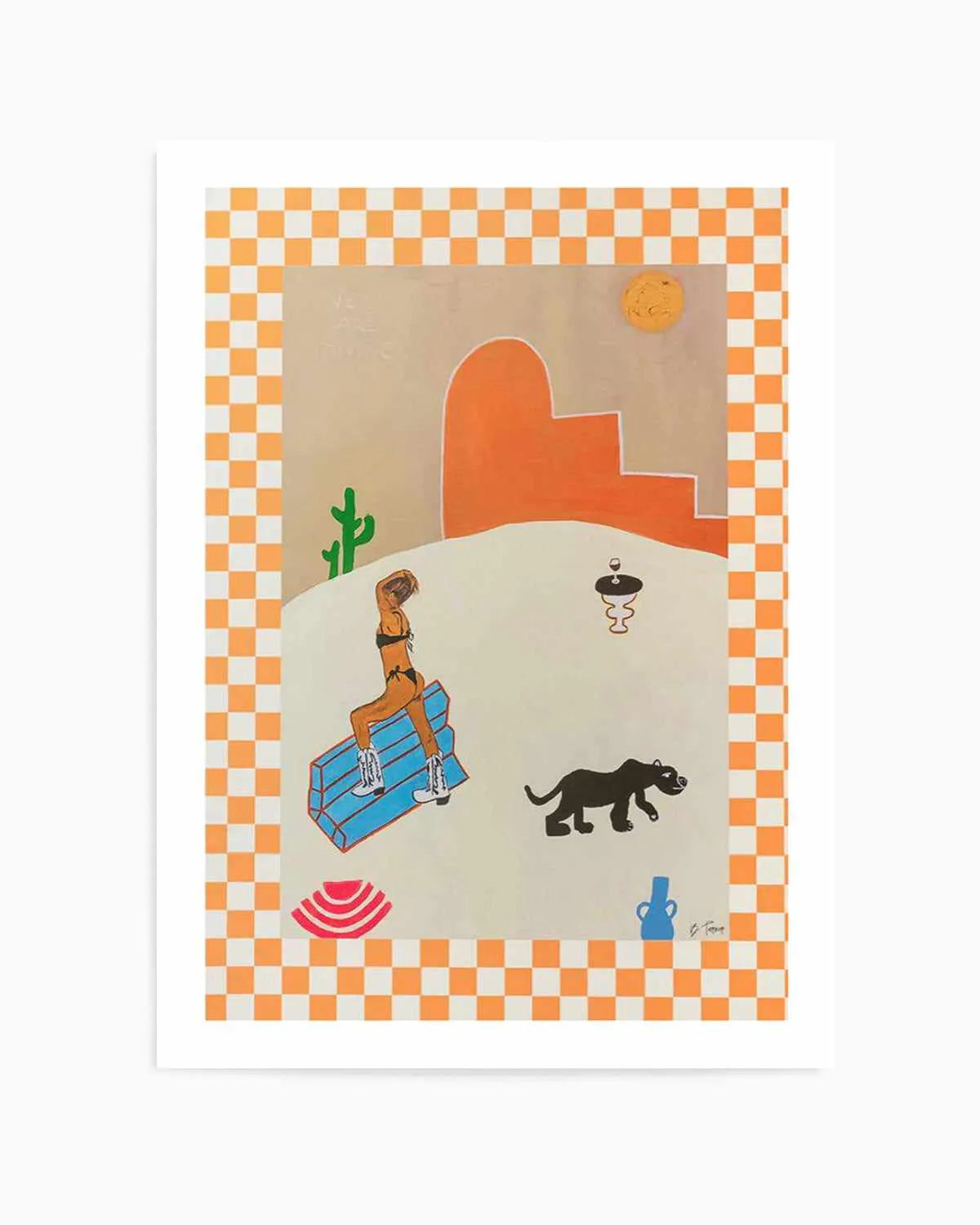 Calamity in the West by Britney Turner Art Print from Olive et Oriel where you can shop wallpaper and artworks online