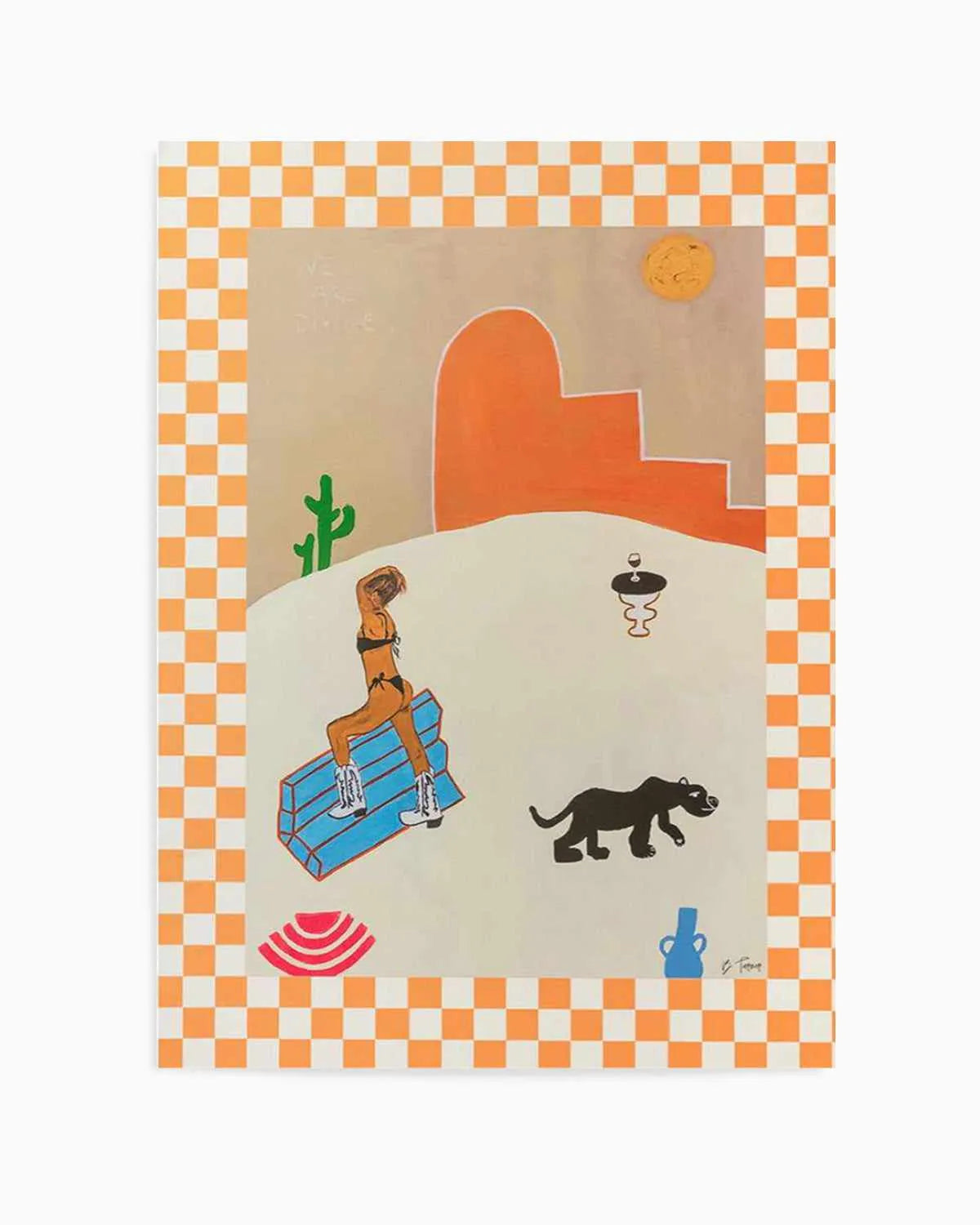 Calamity in the West by Britney Turner Art Print from Olive et Oriel where you can shop wallpaper and artworks online