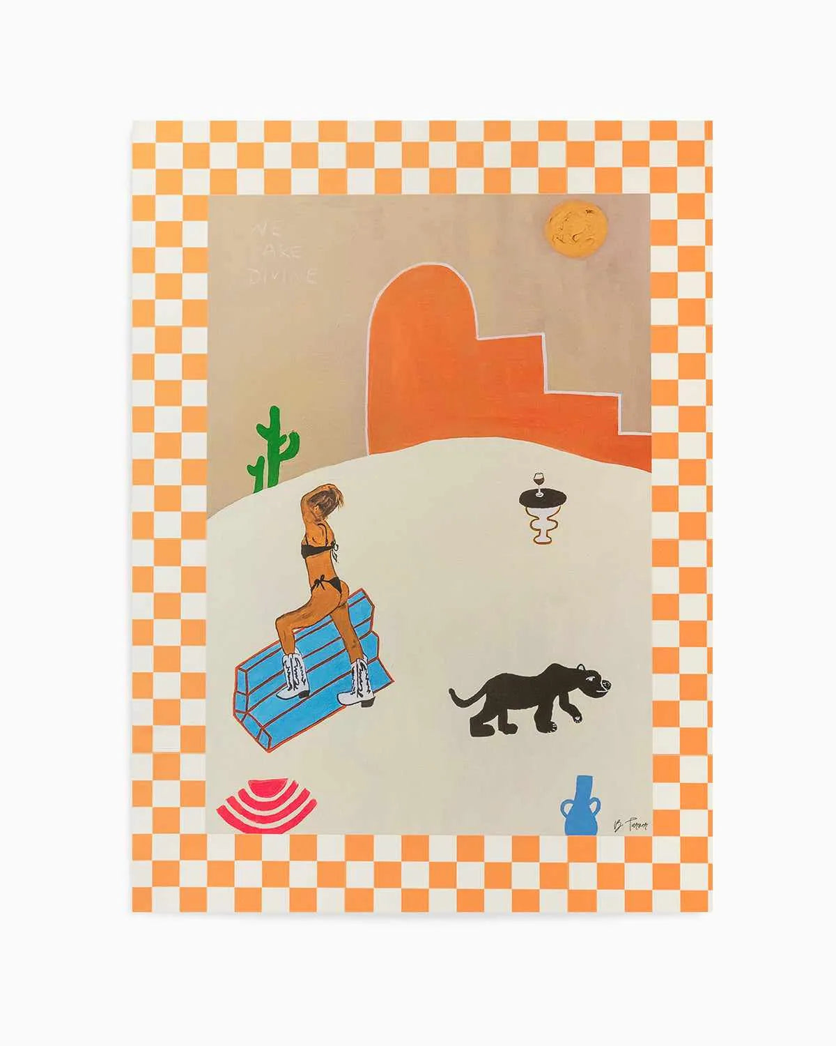 Calamity in the West by Britney Turner Art Print from Olive et Oriel where you can shop wallpaper and artworks online