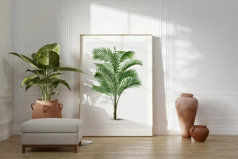 Calamus Asperrimus Vintage Palm Poster Art Print from Olive et Oriel where you can shop wallpaper and artworks online