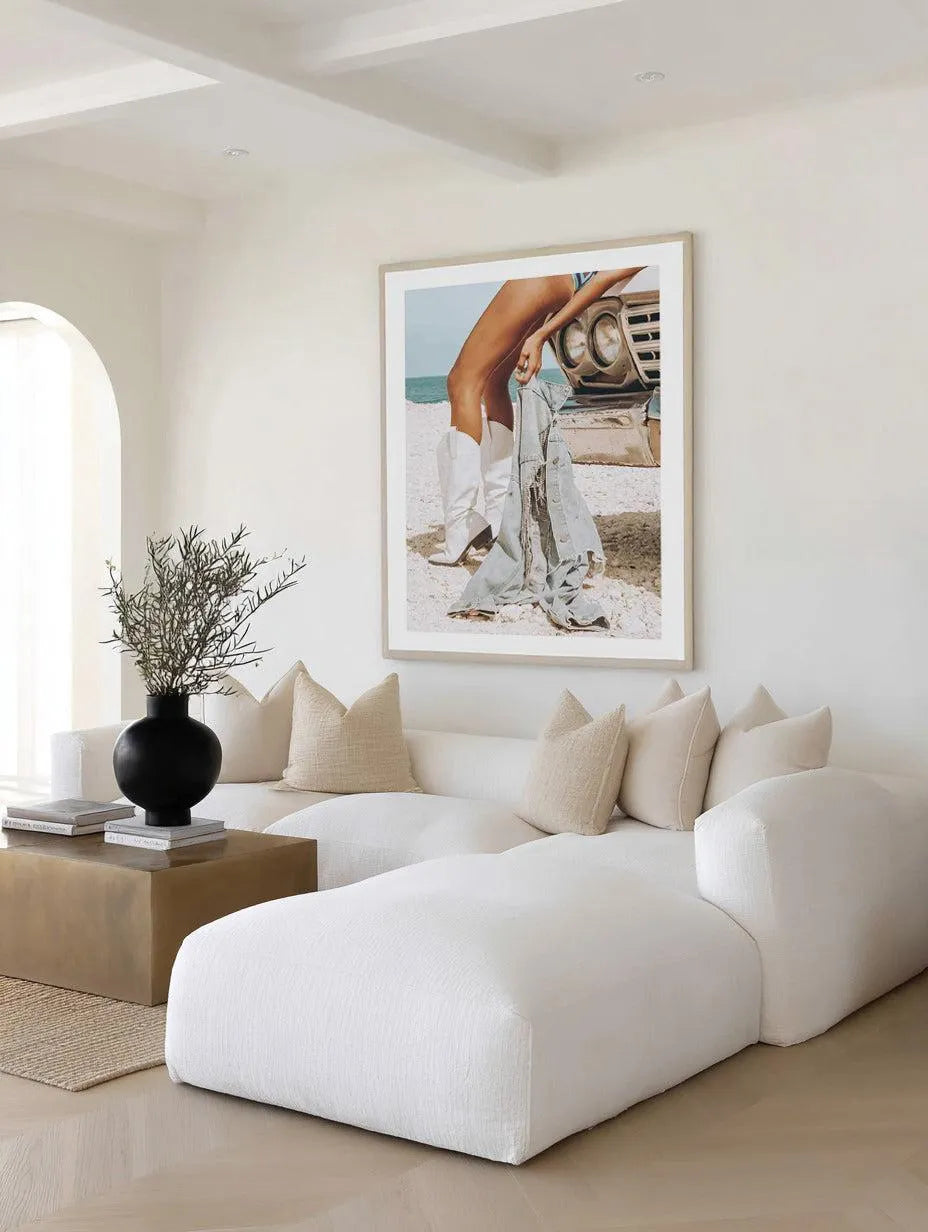 Cali Days I PT by Amy Hallam Art Print from Olive et Oriel where you can shop wallpaper and artworks online