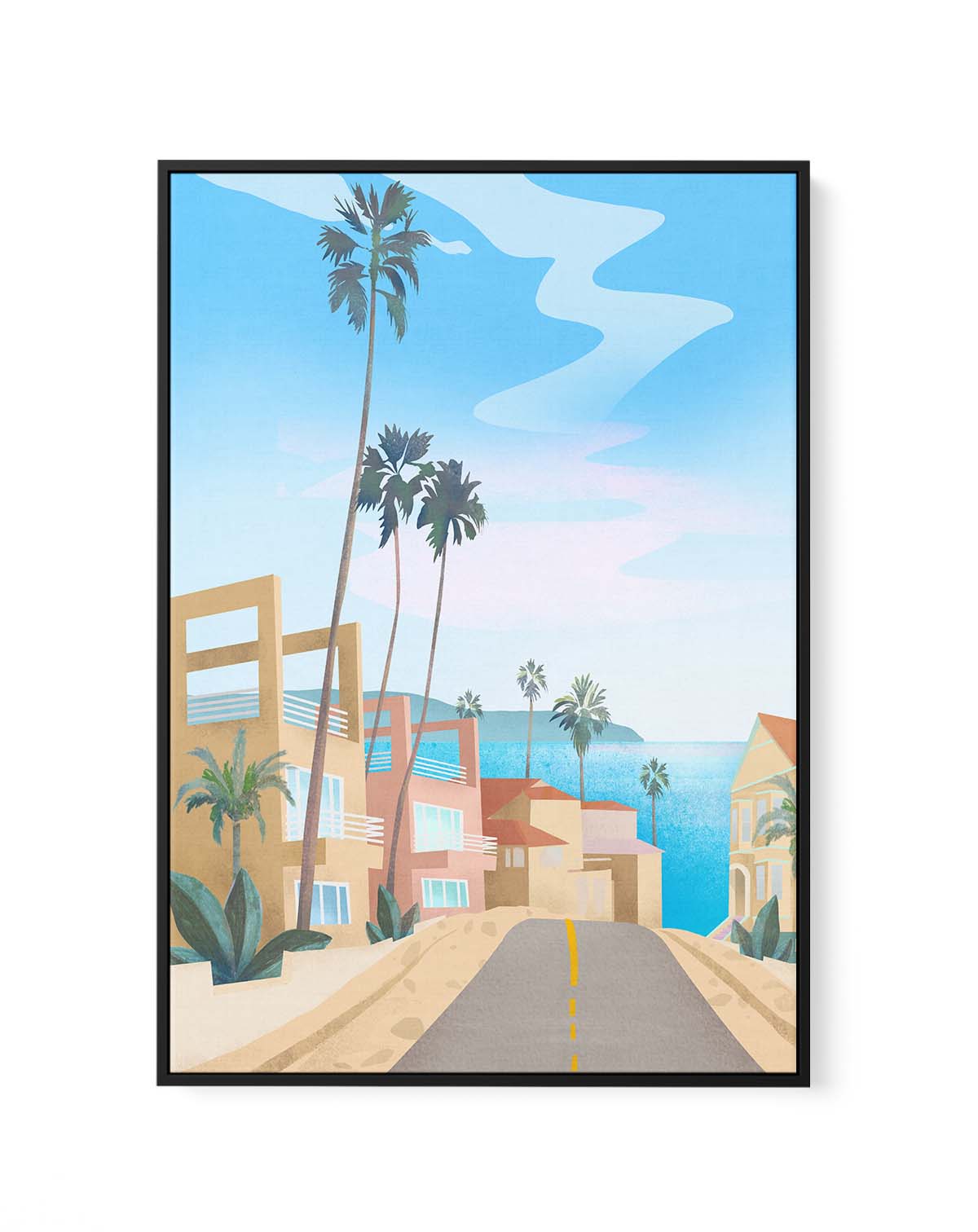 California By Petra Lizde | Framed Canvas Art Print