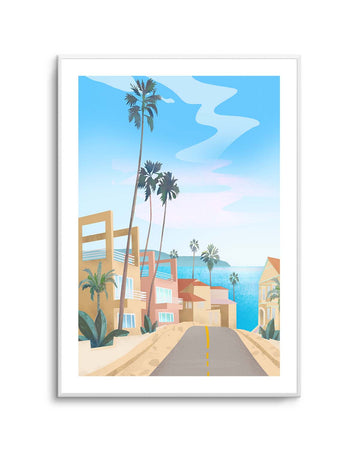 Califronia By Petra Lizde | Art Print from Olive et Oriel where you can shop wallpaper and artworks online