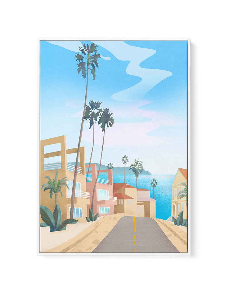 California By Petra Lizde | Framed Canvas Art Print