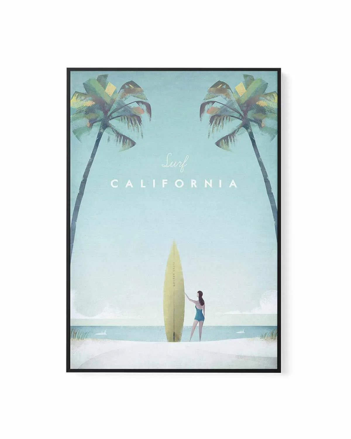 California by Henry Rivers | Framed Canvas Art Print from Olive et Oriel where you can shop wallpaper and artworks online