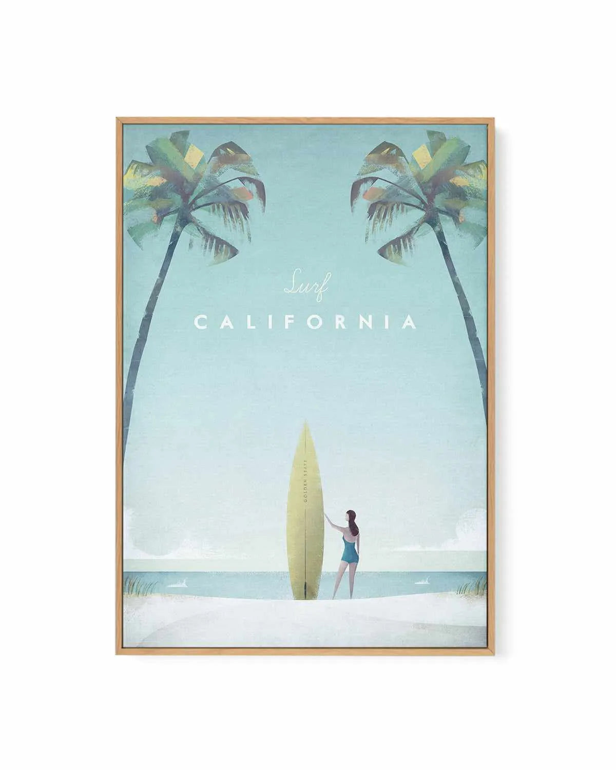 California by Henry Rivers | Framed Canvas Art Print from Olive et Oriel where you can shop wallpaper and artworks online