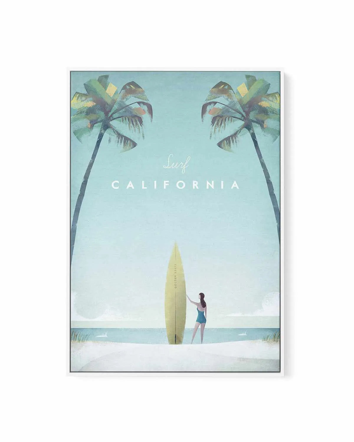 California by Henry Rivers | Framed Canvas Art Print from Olive et Oriel where you can shop wallpaper and artworks online