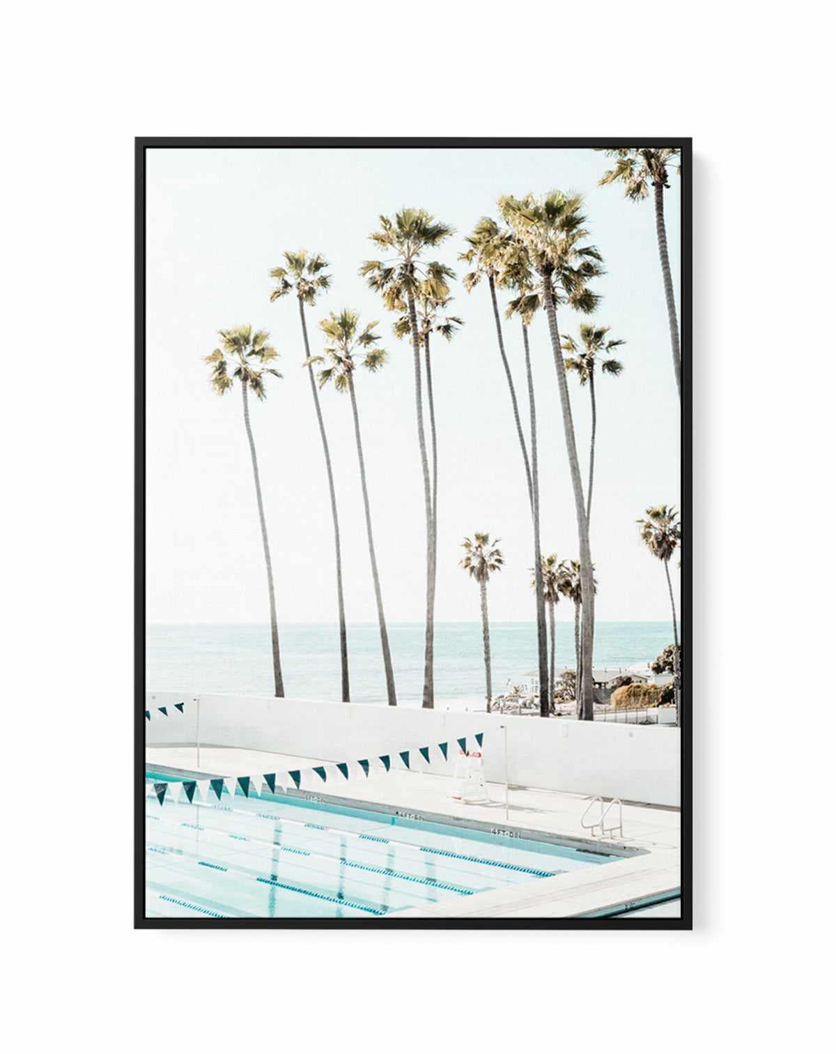 California Beach Club by Teigan Geercke | Framed Canvas Art Print from Olive et Oriel where you can shop wallpaper and artworks online