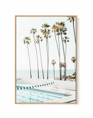 California Beach Club by Teigan Geercke | Framed Canvas Art Print from Olive et Oriel where you can shop wallpaper and artworks online