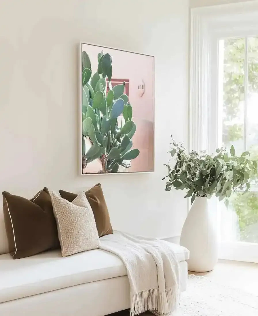 California Cactus I | Framed Canvas Art Print from Olive et Oriel where you can shop wallpaper and artworks online