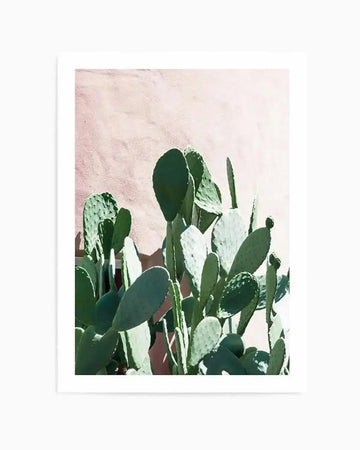 California Cactus II Art Print art print, framed