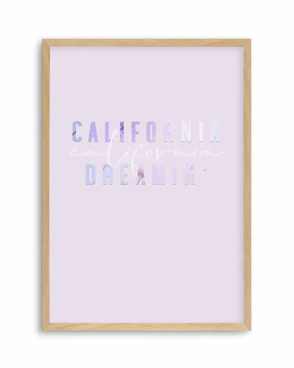 California Dreamin' | 2 Colour Options Art Print from Olive et Oriel where you can shop wallpaper and artworks online