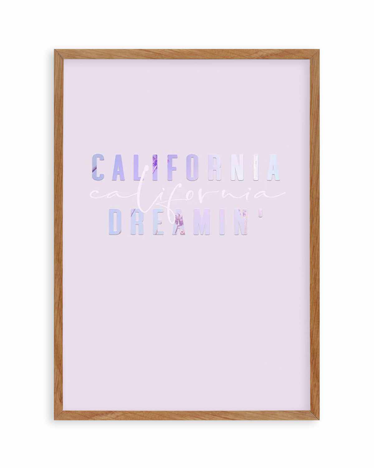 California Dreamin' | 2 Colour Options Art Print