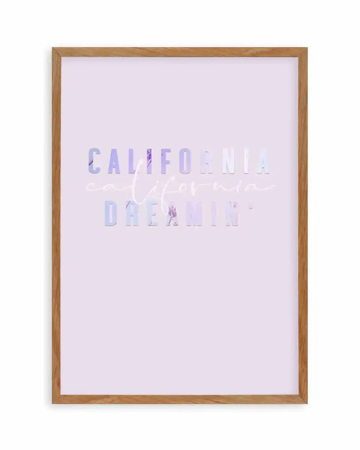 California Dreamin' | 2 Colour Options Art Print from Olive et Oriel where you can shop wallpaper and artworks online
