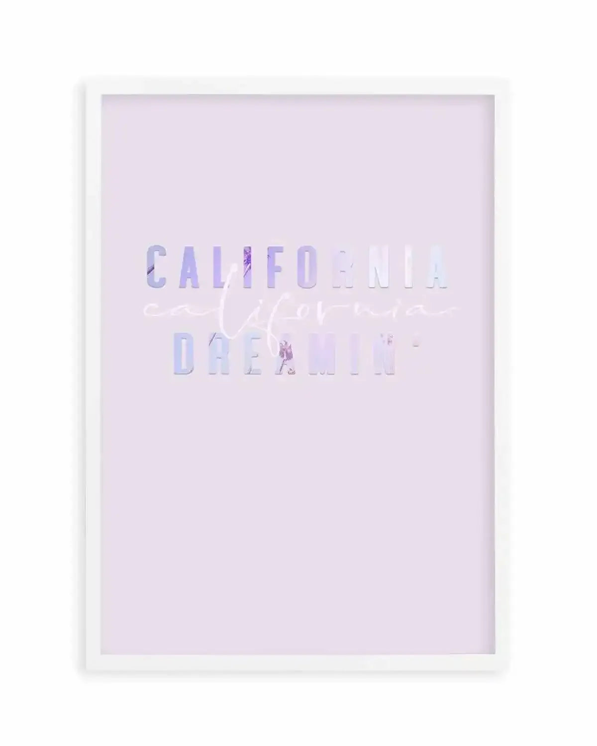 California Dreamin' | 2 Colour Options Art Print from Olive et Oriel where you can shop wallpaper and artworks online