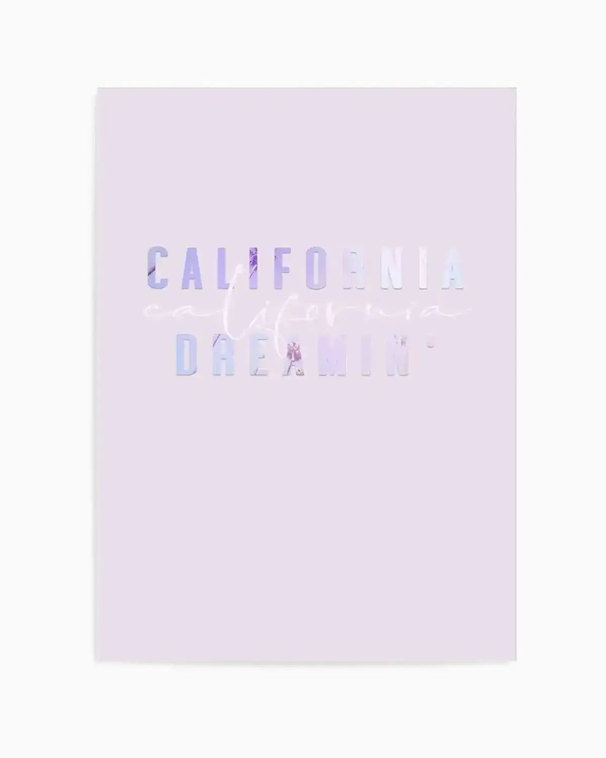 California Dreamin' | 2 Colour Options Art Print from Olive et Oriel where you can shop wallpaper and artworks online