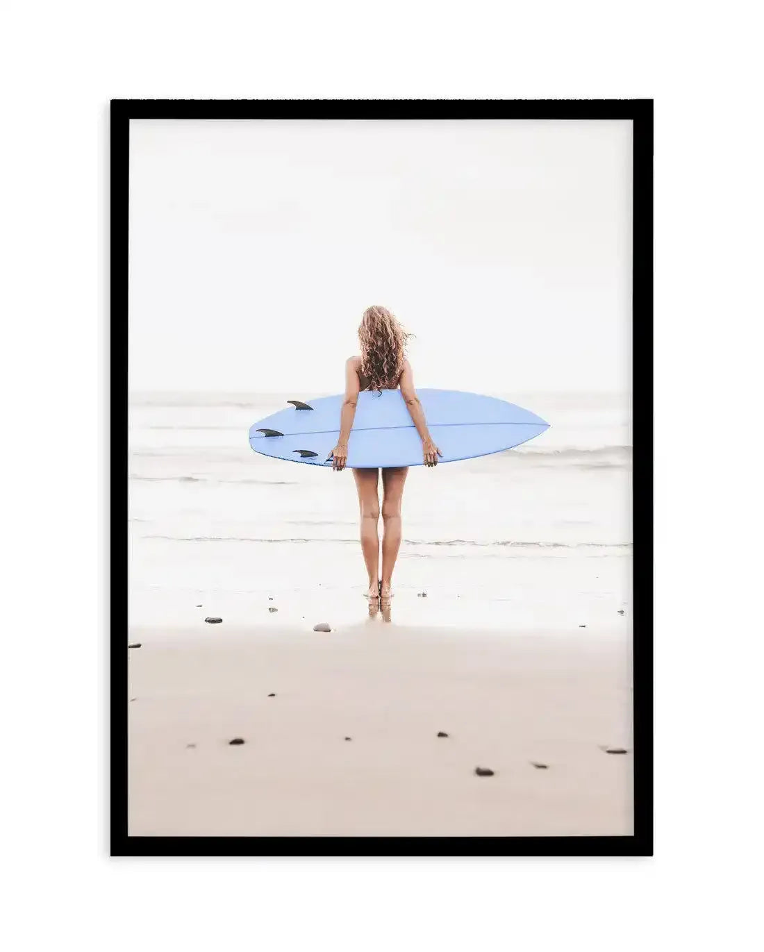 California Girl | 4 Colour Options Art Print-PRINT-Olive et Oriel-Olive et Oriel-A4 | 8.3" x 11.7" | 21 x 29.7cm-Black-With White Border-Buy-Australian-Art-Prints-Online-with-Olive-et-Oriel-Your-Artwork-Specialists-Austrailia-Decorate-With-Coastal-Photo-Wall-Art-Prints-From-Our-Beach-House-Artwork-Collection-Fine-Poster-and-Framed-Artwork