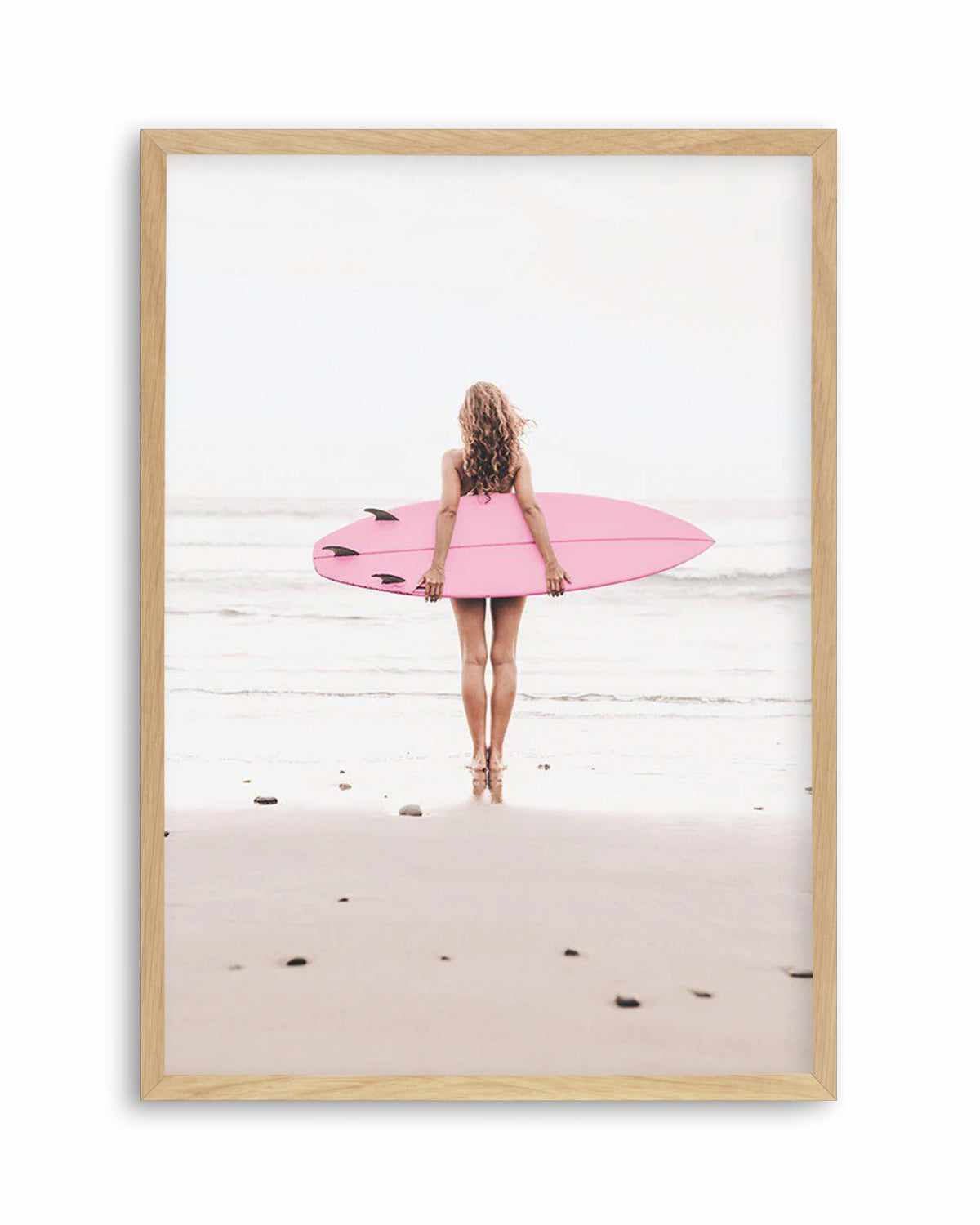 California Girl | 4 Colour Options Art Print