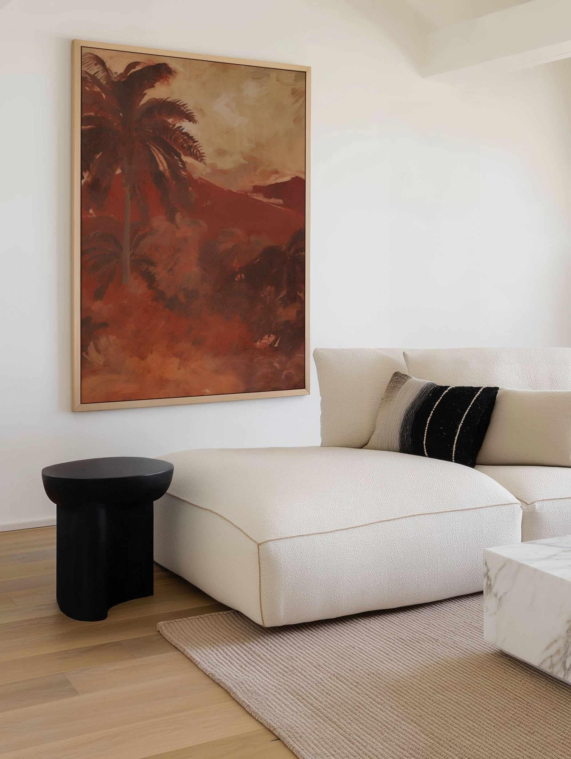 Calima VI | Framed Canvas Art Print from Olive et Oriel where you can shop wallpaper and artworks online