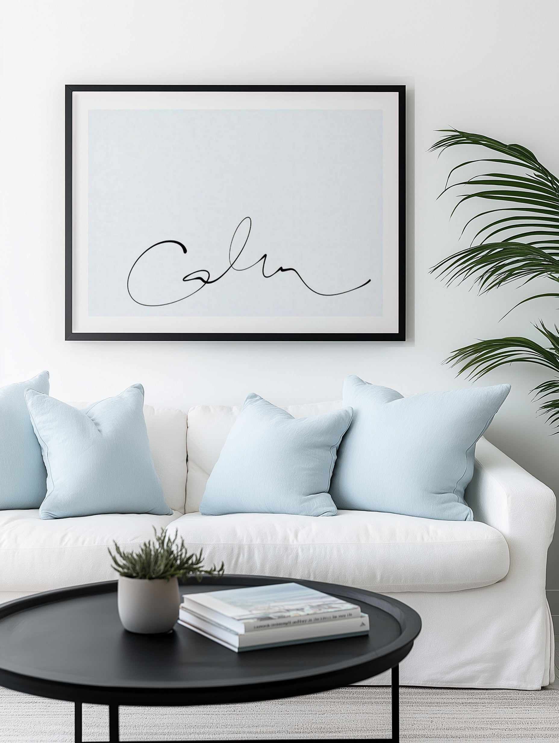 Calm | 2 Colour Options Art Print