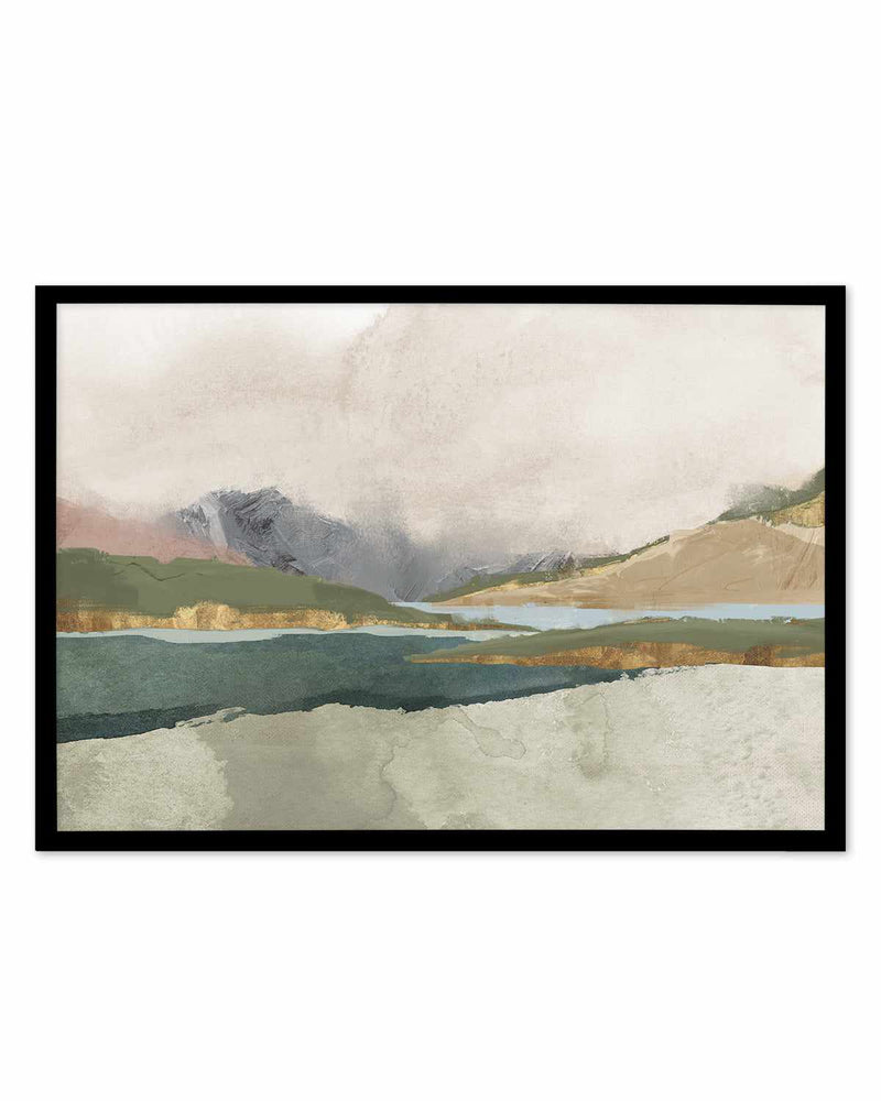 Calm Blue River Art Print