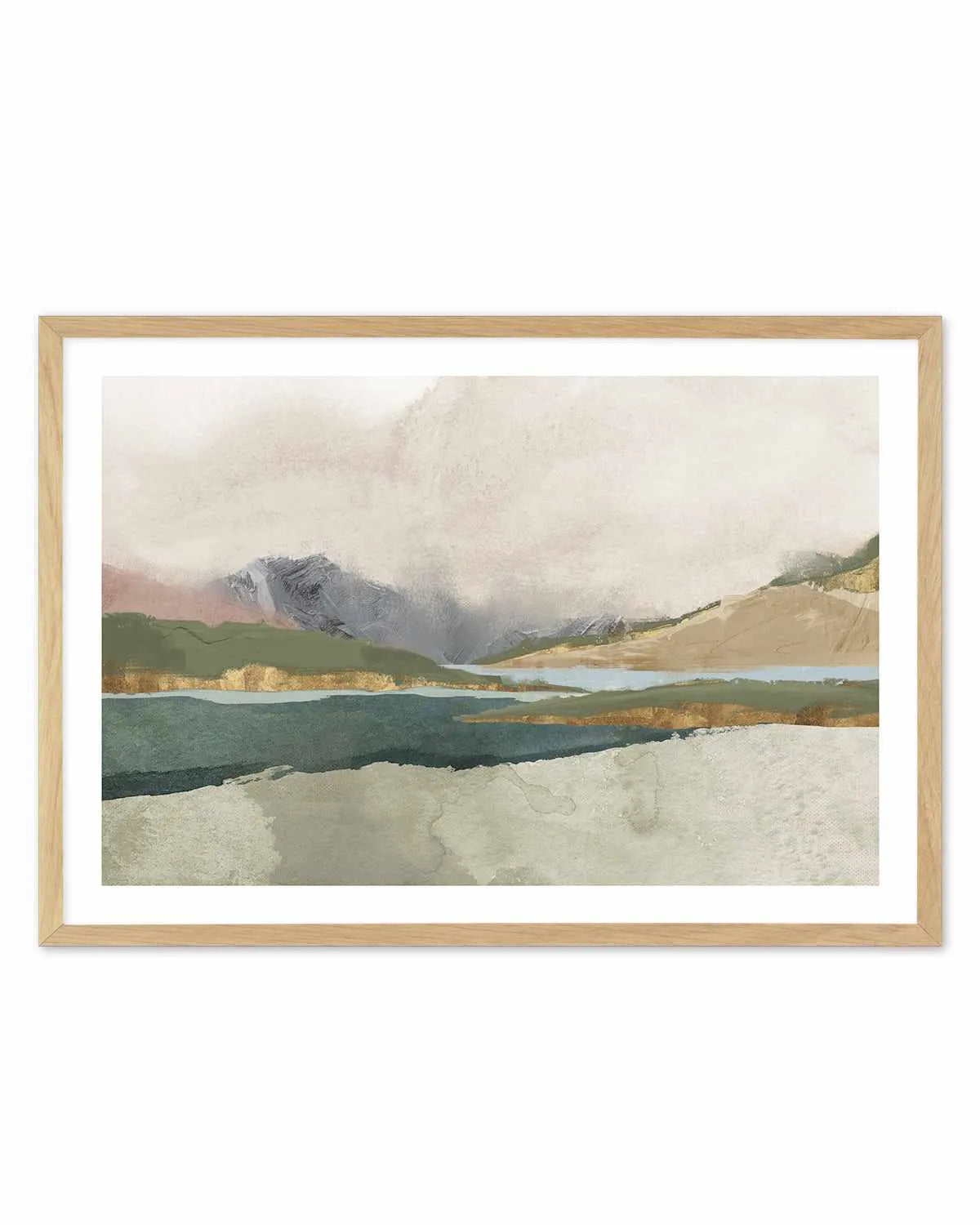 Calm Blue River Art Print from Olive et Oriel where you can shop wallpaper and artworks online