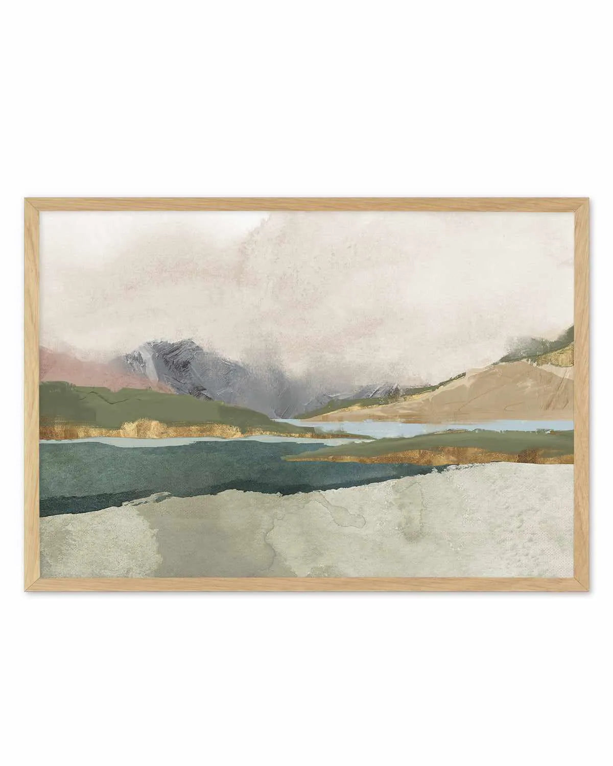 Calm Blue River Art Print from Olive et Oriel where you can shop wallpaper and artworks online