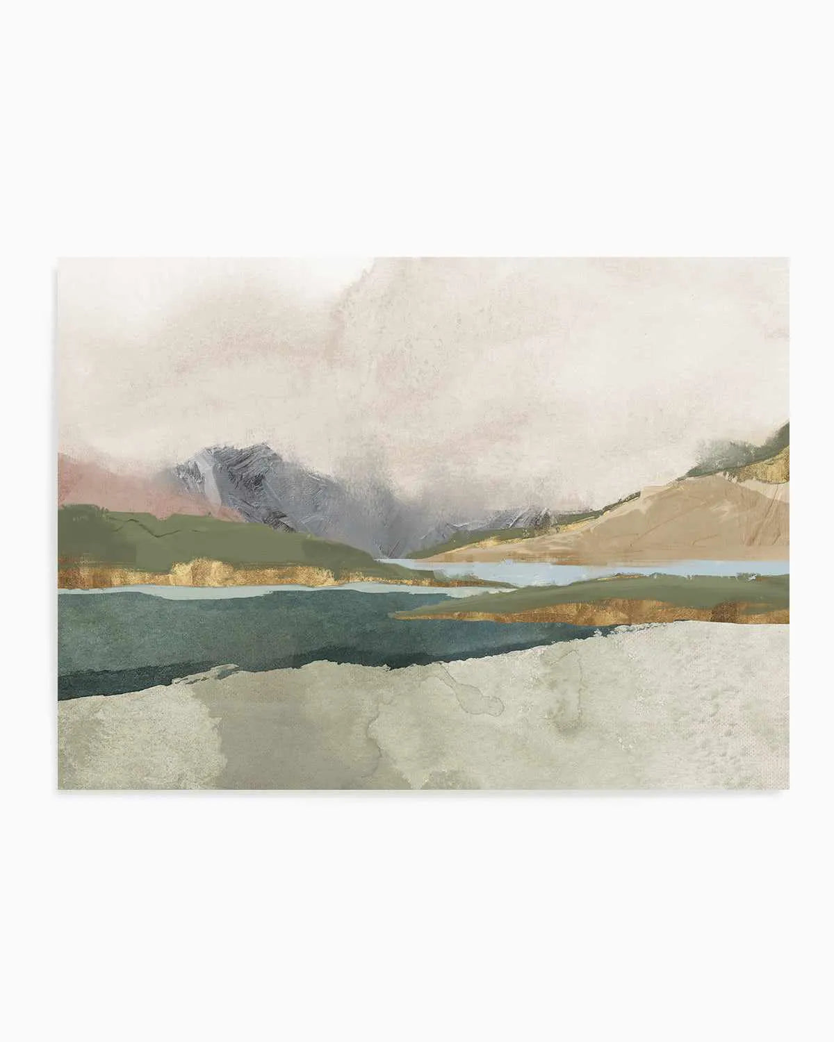 Calm Blue River Art Print from Olive et Oriel where you can shop wallpaper and artworks online