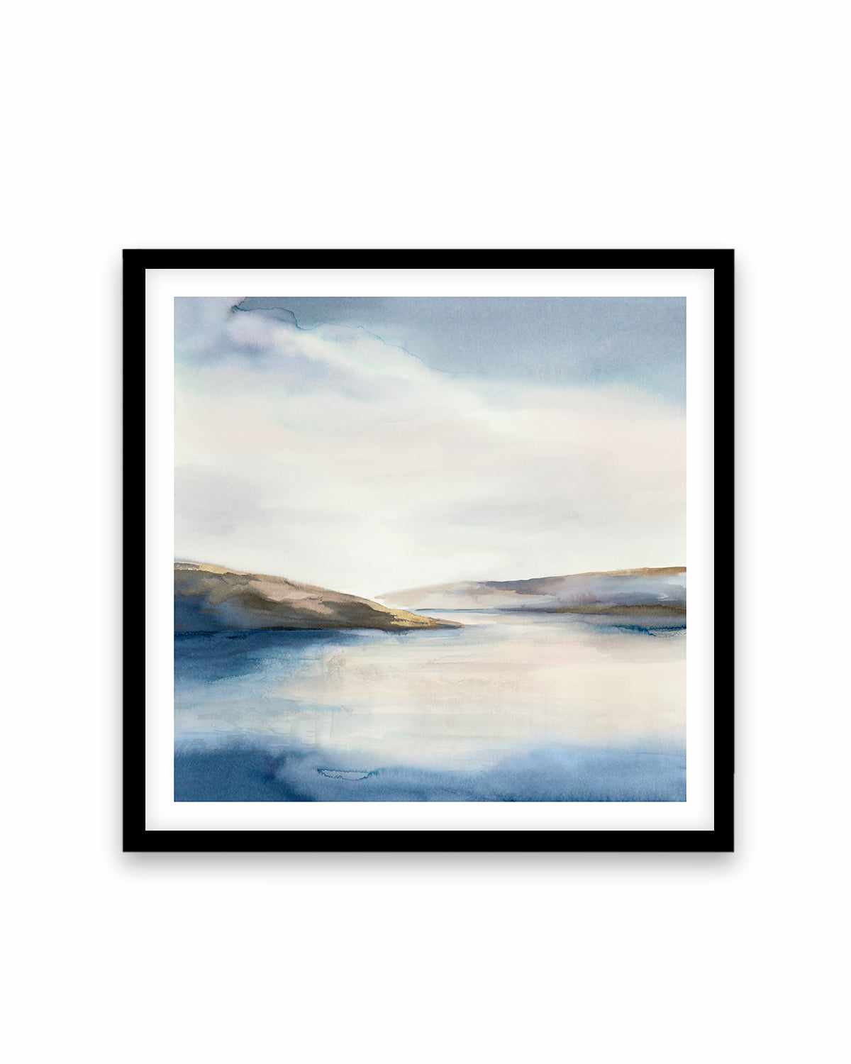 Calm Blue Tide Art Print