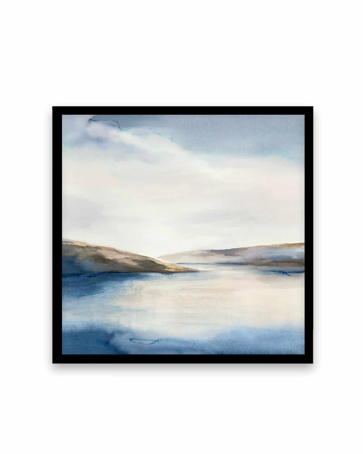 Calm Blue Tide Art Print