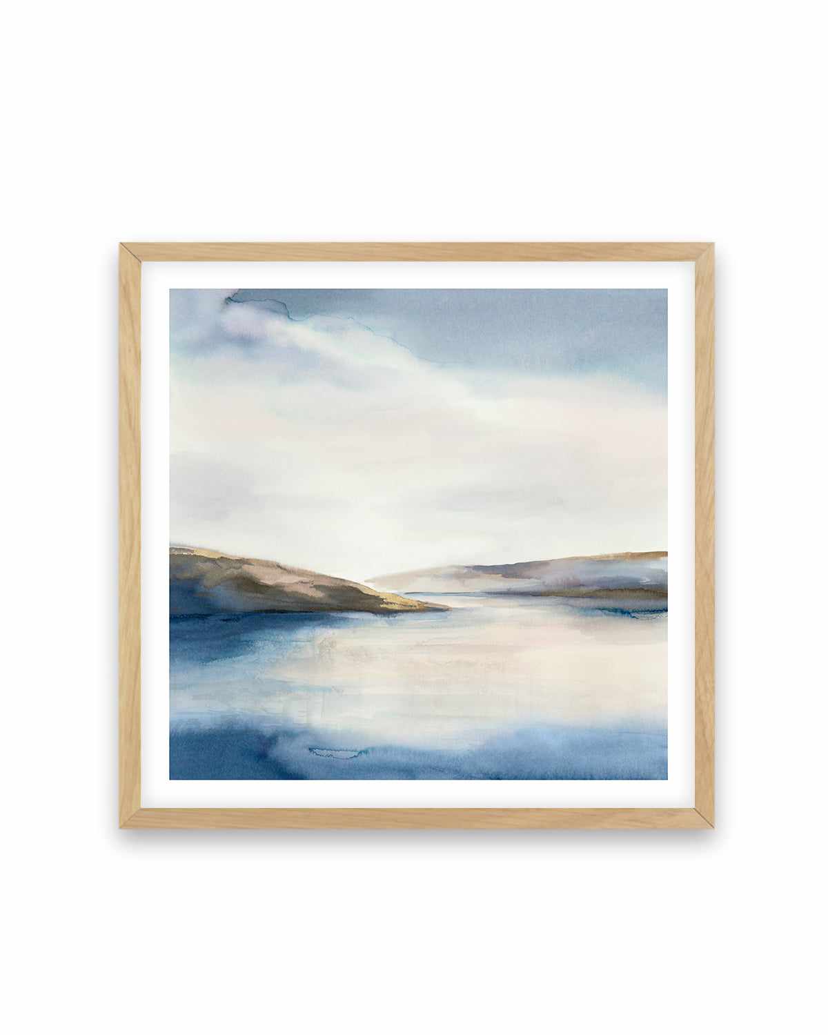 Calm Blue Tide Art Print