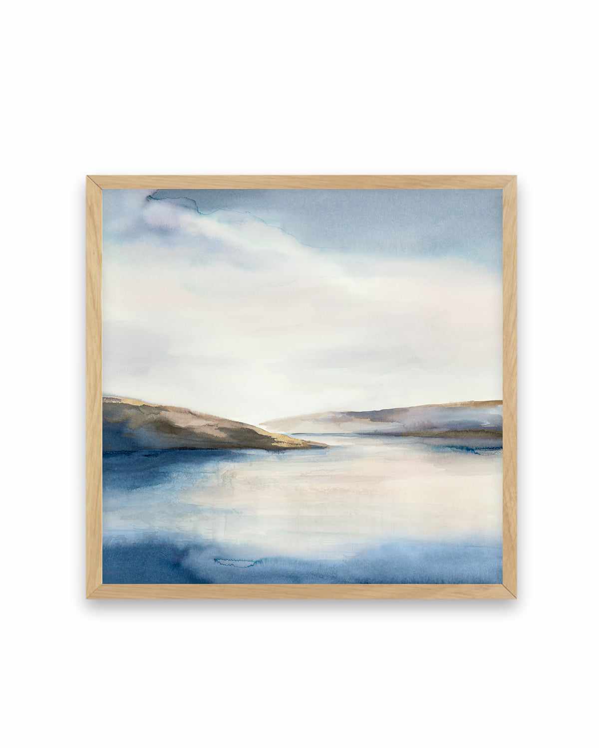 Calm Blue Tide Art Print