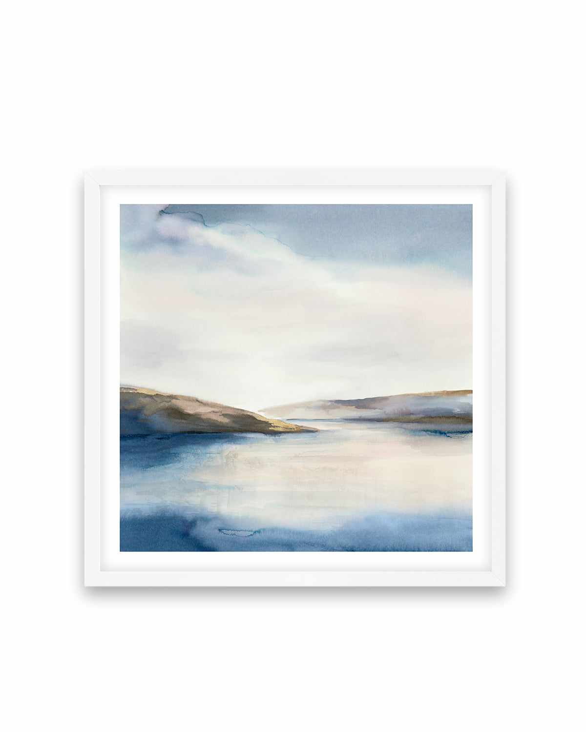 Calm Blue Tide Art Print