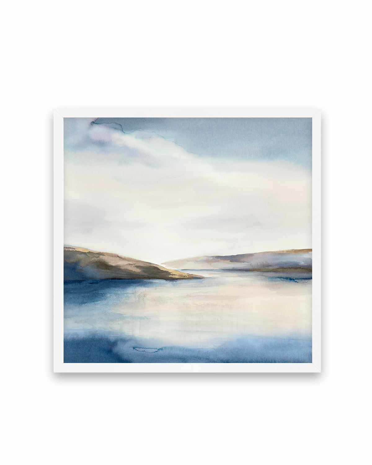 Calm Blue Tide Art Print