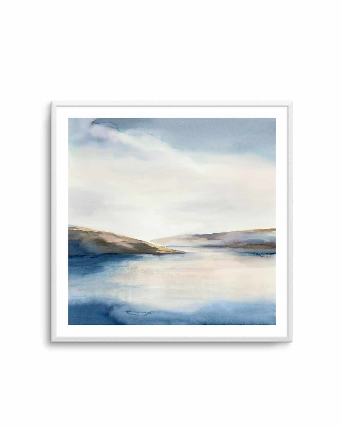 Calm Blue Tide Art Print