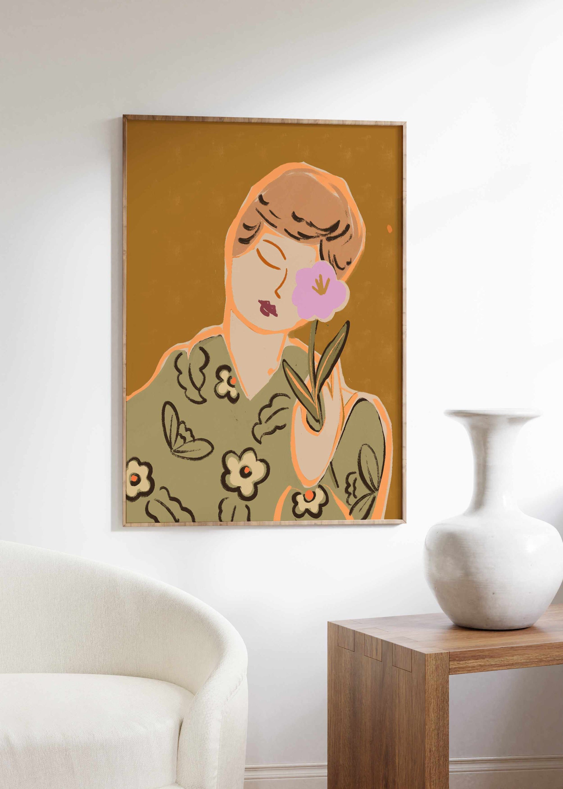 Calm by Arty Guava | Art Print from Olive et Oriel where you can shop wallpaper and artworks online