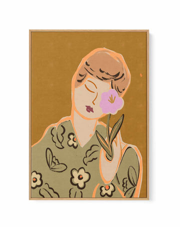 Calm by Arty Guava | Framed Canvas Art Print from Olive et Oriel where you can shop wallpaper and artworks online